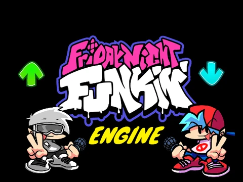 Logo for the custom Friday Night Funkin Engine project