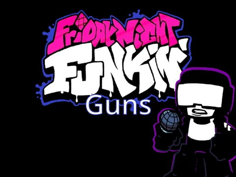 Friday Night Funkin Guns game logo