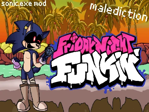 Friday Night Funkin Malediction Logo Cover