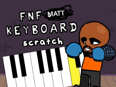 Friday Night Funkin - Matt Keyboard For Scratch game logo and cover art