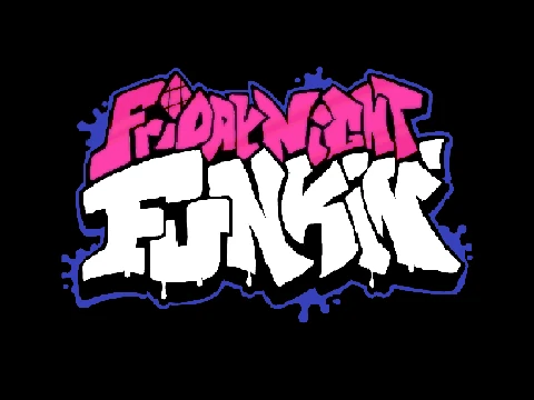Friday Night Funkin NEO MOD HARD but COLORED logo with colored character sprites