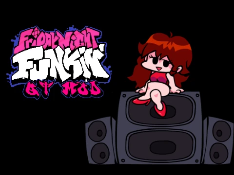 Friday Night Funkin QT MOD logo cover