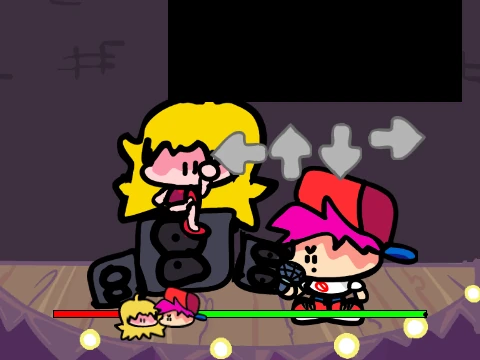 Friday Night Funkin Remix B-Slide uwu game logo and cover art