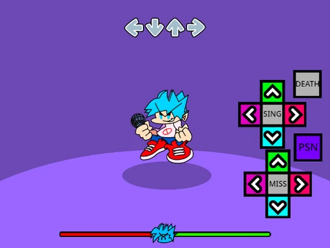 FNF Saiyan Boyfriend Vector game logo