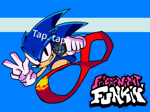 Friday Night Funkin Sonic crossover game cover