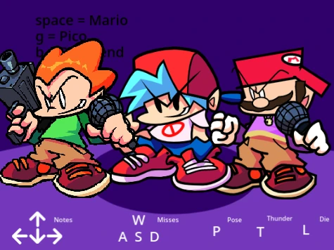 Logo for the Friday Night Funkin Keith sprites update, showcasing the Keith character assets