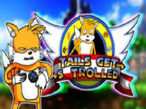 Friday Night Funkin Tails Gets Trolled V3 Game Logo