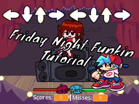 Friday Night Funkin Tutorial logo cover