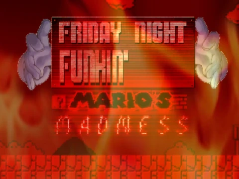 Friday Night Funkin Vs Mario's Madness online game cover