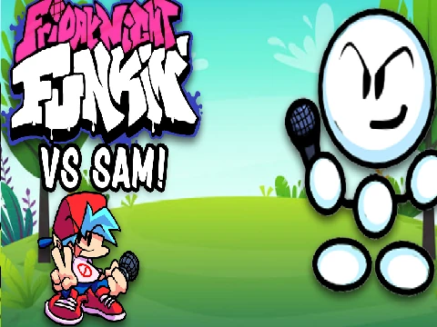 Friday Night Funkin VS Sam UPDATE logo cover art