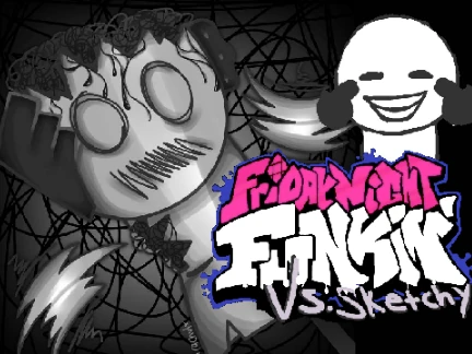 Friday Night Funkin Vs Sketchy gameplay with Rip And Tear theme