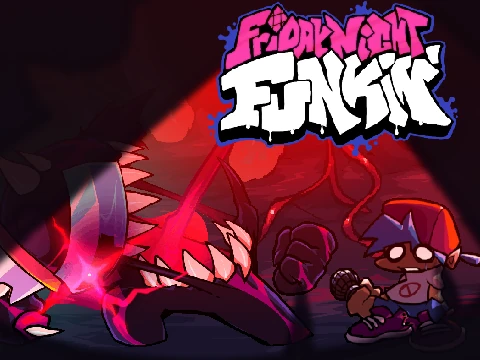 Logo for the impostor v4 FINALE Friday Night Funkin Among Us mod