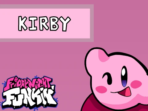Kirby in Friday Night Funkin Style - Gameplay Scene
