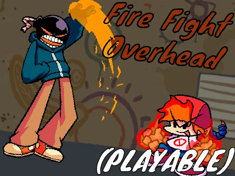 Overhead - FireFight Friday Night Funkin - UnknownBf