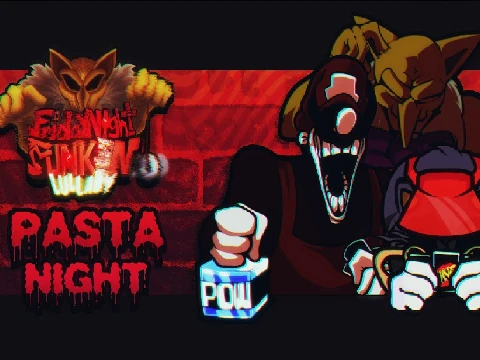 Playing Pasta Night from Hypno's Lullaby mod in Friday Night Funkin