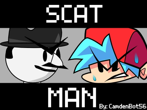 Scatman vs Boyfriend FNF Two-Player Mod Cover