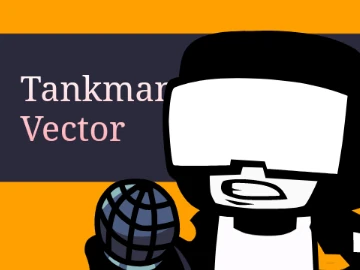 Tankman vector asset for Friday Night Funkin