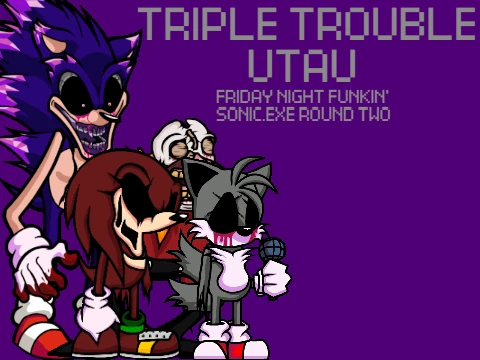 Triple Trouble Friday Night Funkin Sonic.exe Round Two game cover