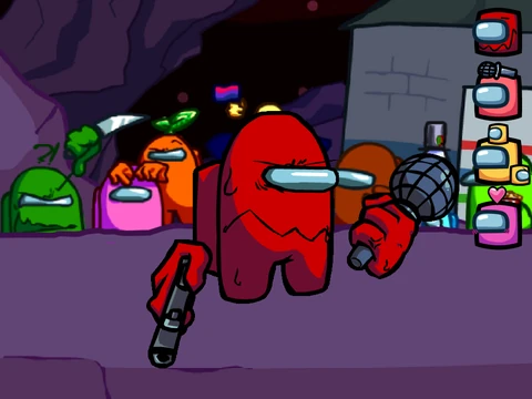 V.S. Impostor V3 Simulator gameplay featuring Friday Night Funkin impostor characters
