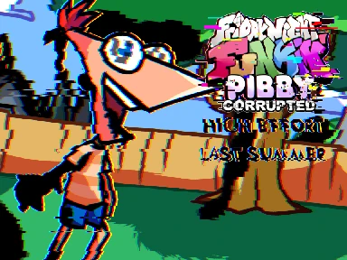 Corrupted Phineas Friday Night Funkin Mod Cover Art