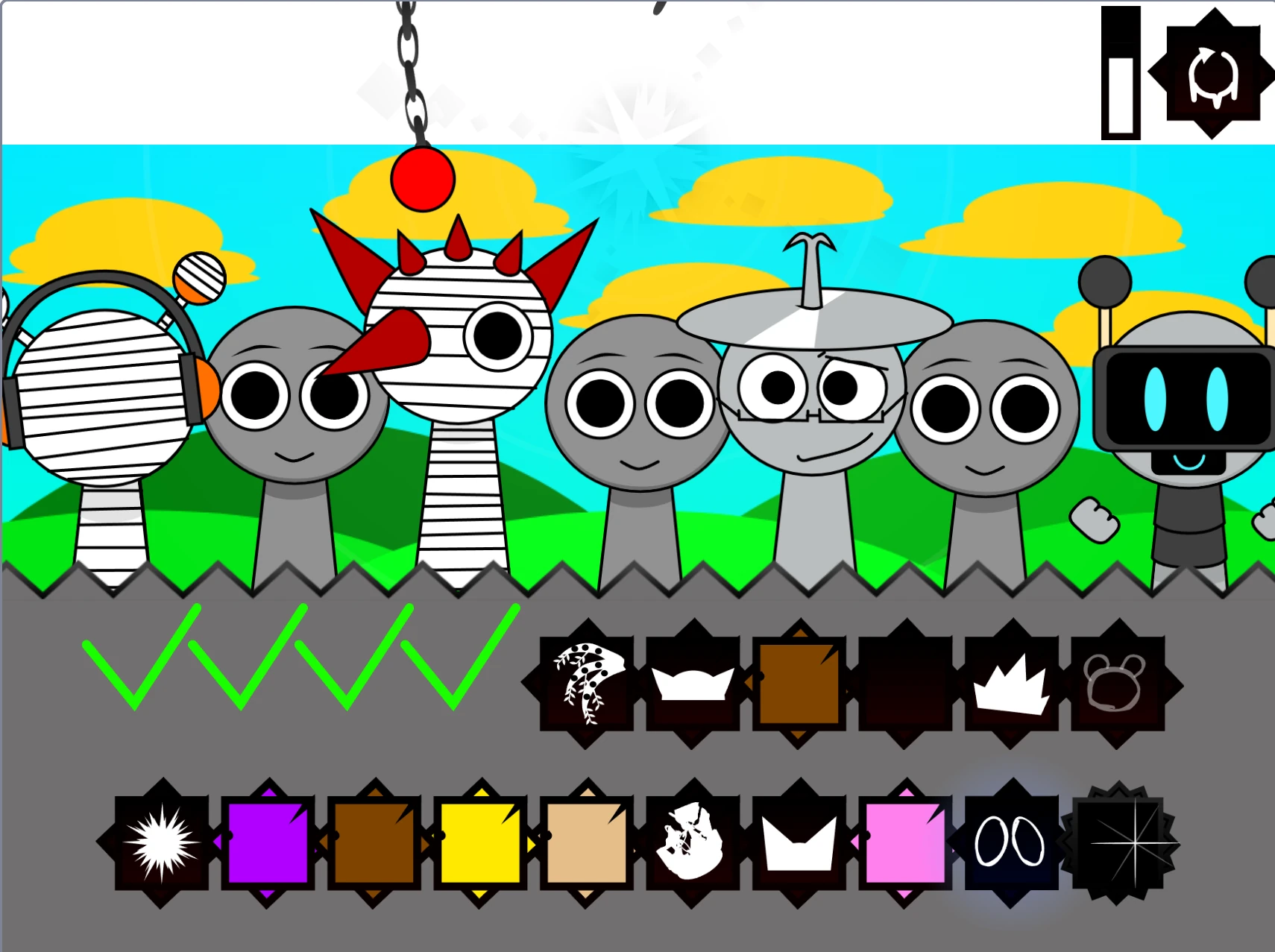 Fanmade Sprunki Definitive Phase 9 Alive visual effects