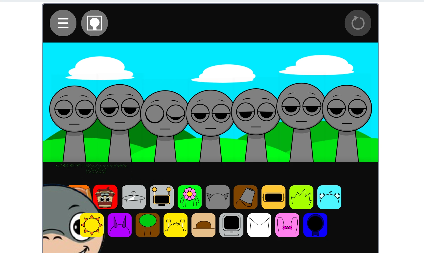 Italian Brainrot Sprunki unique character designs and Italian themes