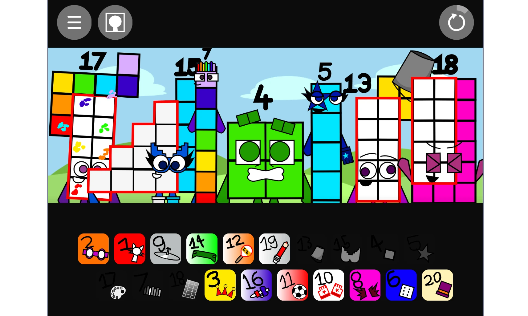 Numberblocks themed characters in Incredibox Sprunki But Numberblocks