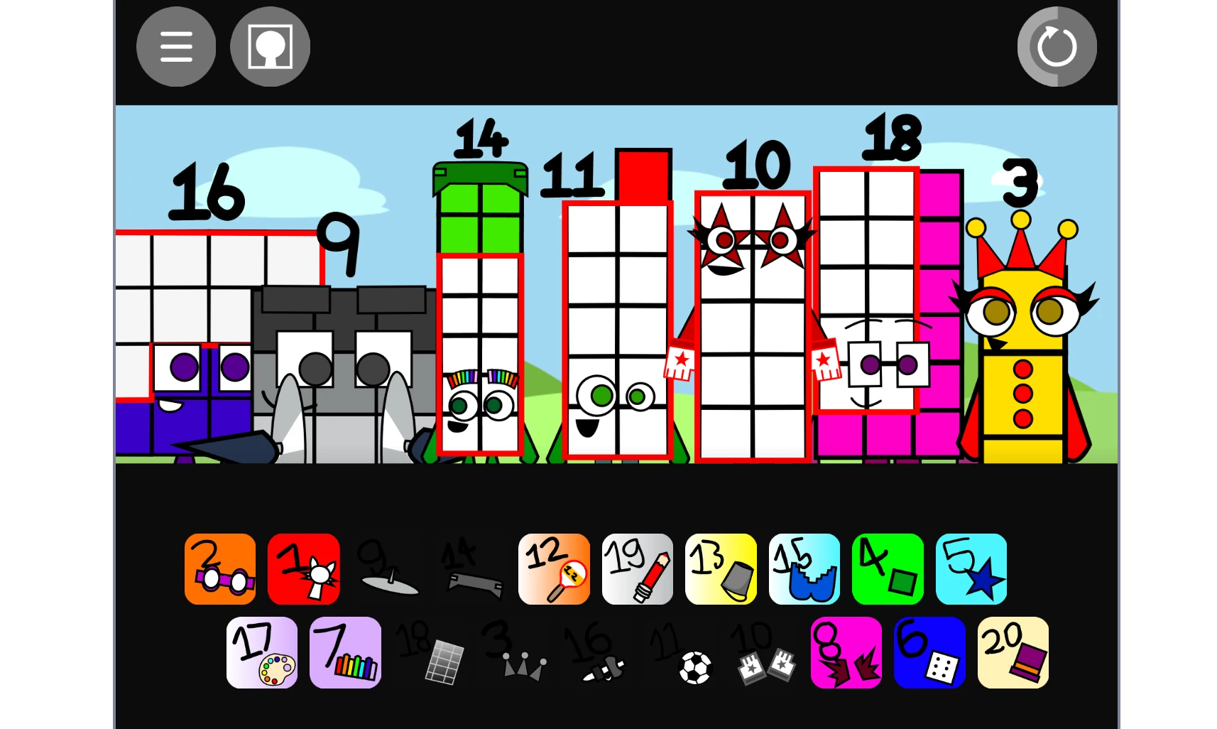 Recording feature in Incredibox Sprunki But Numberblocks