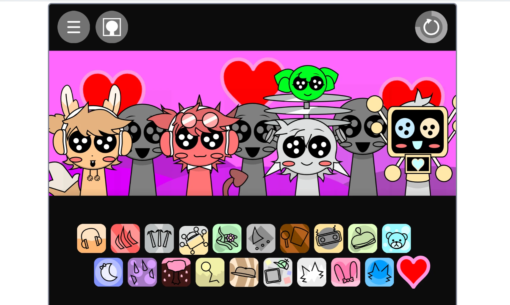 How to drag and drop characters in Incredibox Sprunki Cute Time