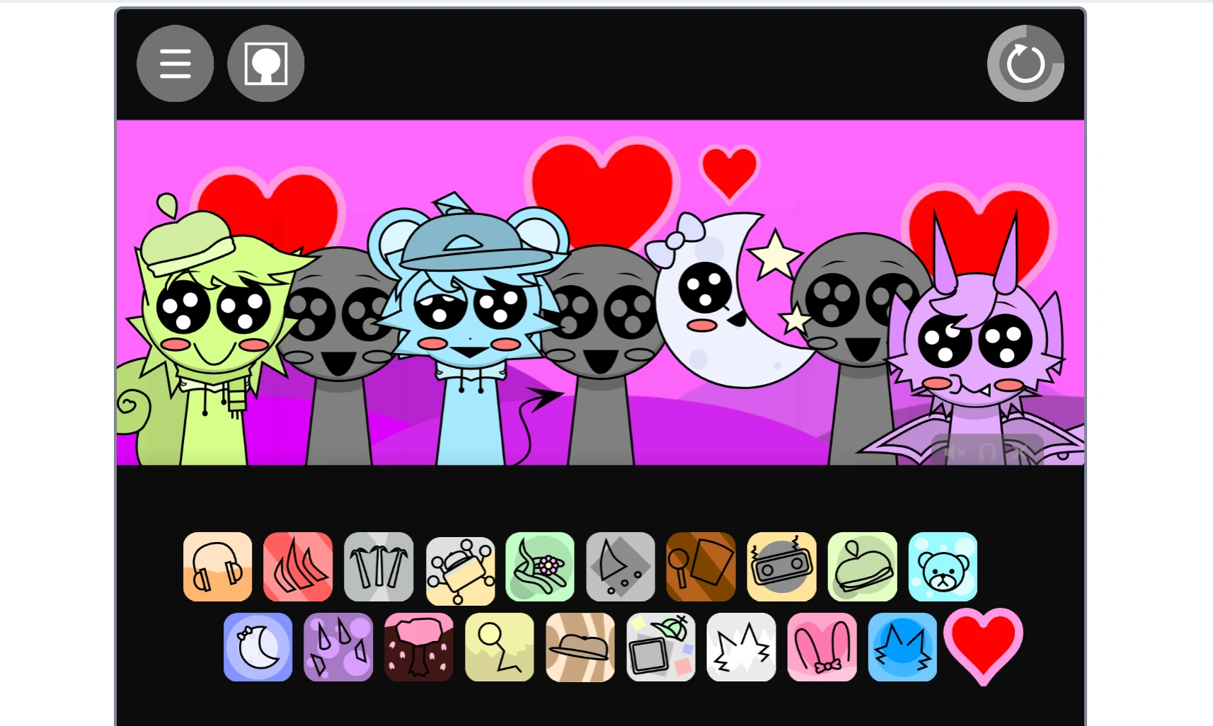 Comparison between Incredibox Sprunki Cute Time and original Incredibox