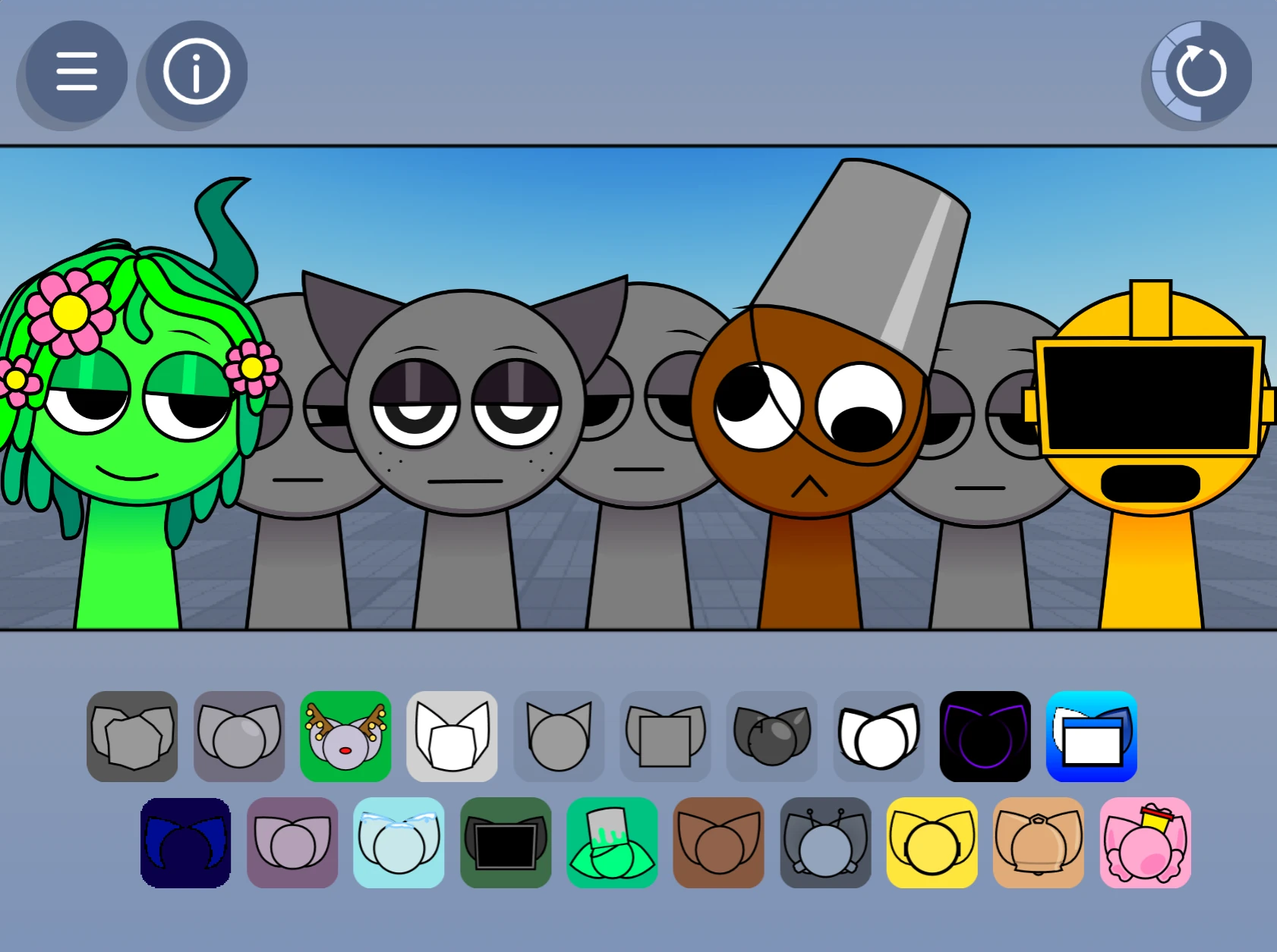 Creating music mixes with Sprunki characters in Incredibox Sprunki Kats Sounds