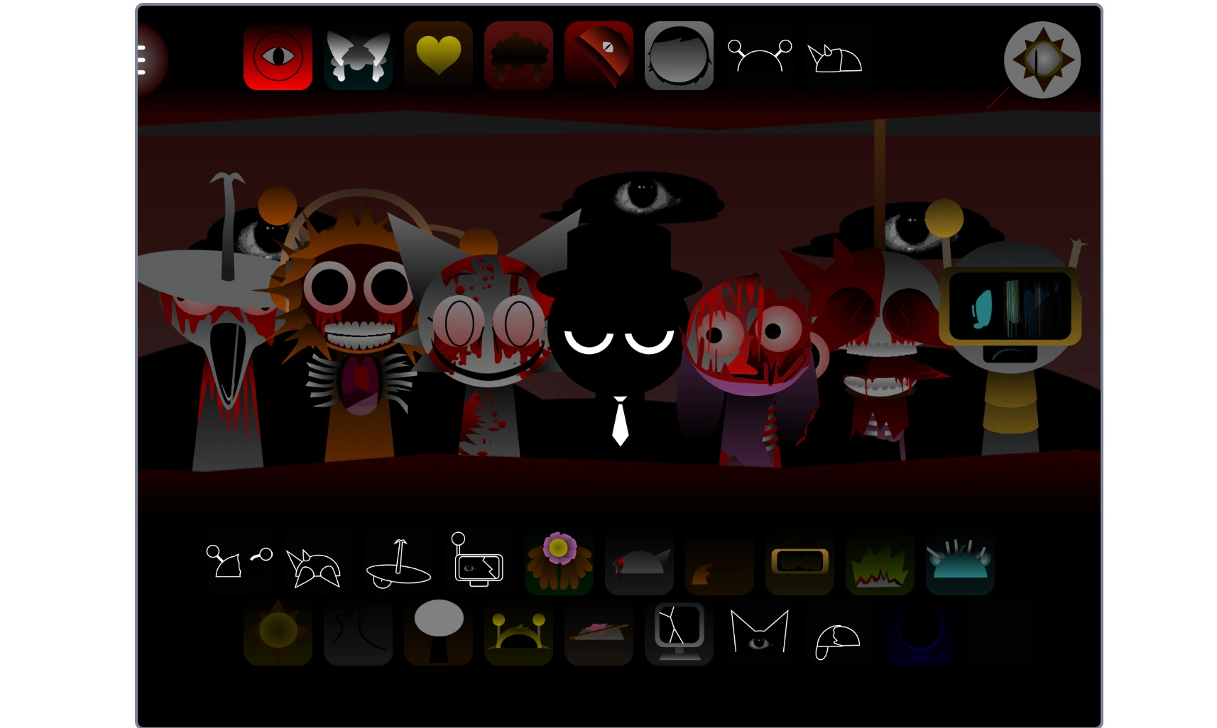 Interactive gameplay: drag sound icons to Sprunki characters Dragging sound icons to characters in Incredibox Sprunki Phase 3 Reimagined