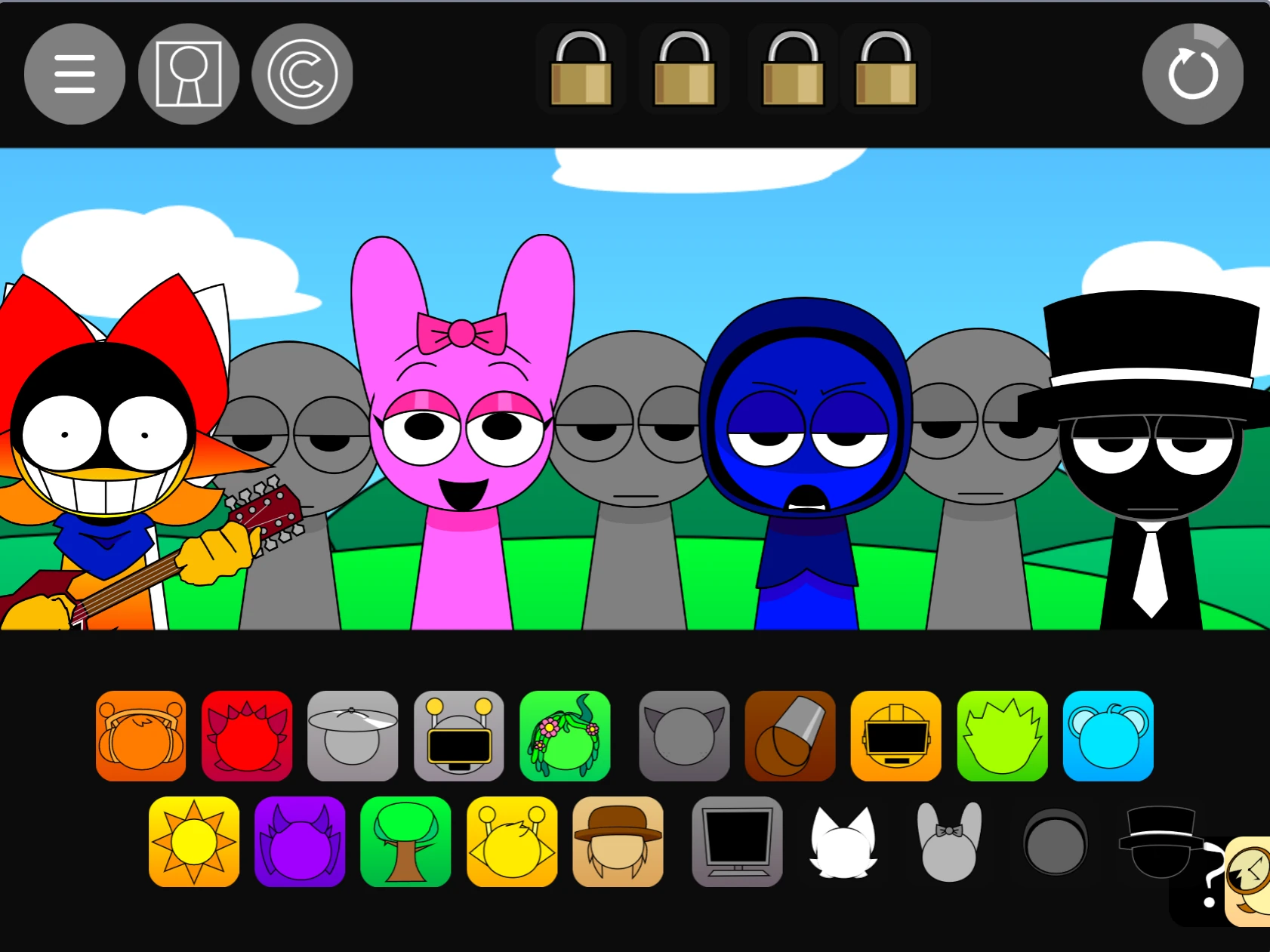 Incredibox Sprunki Pyramixed 0.9 Animation community character customization