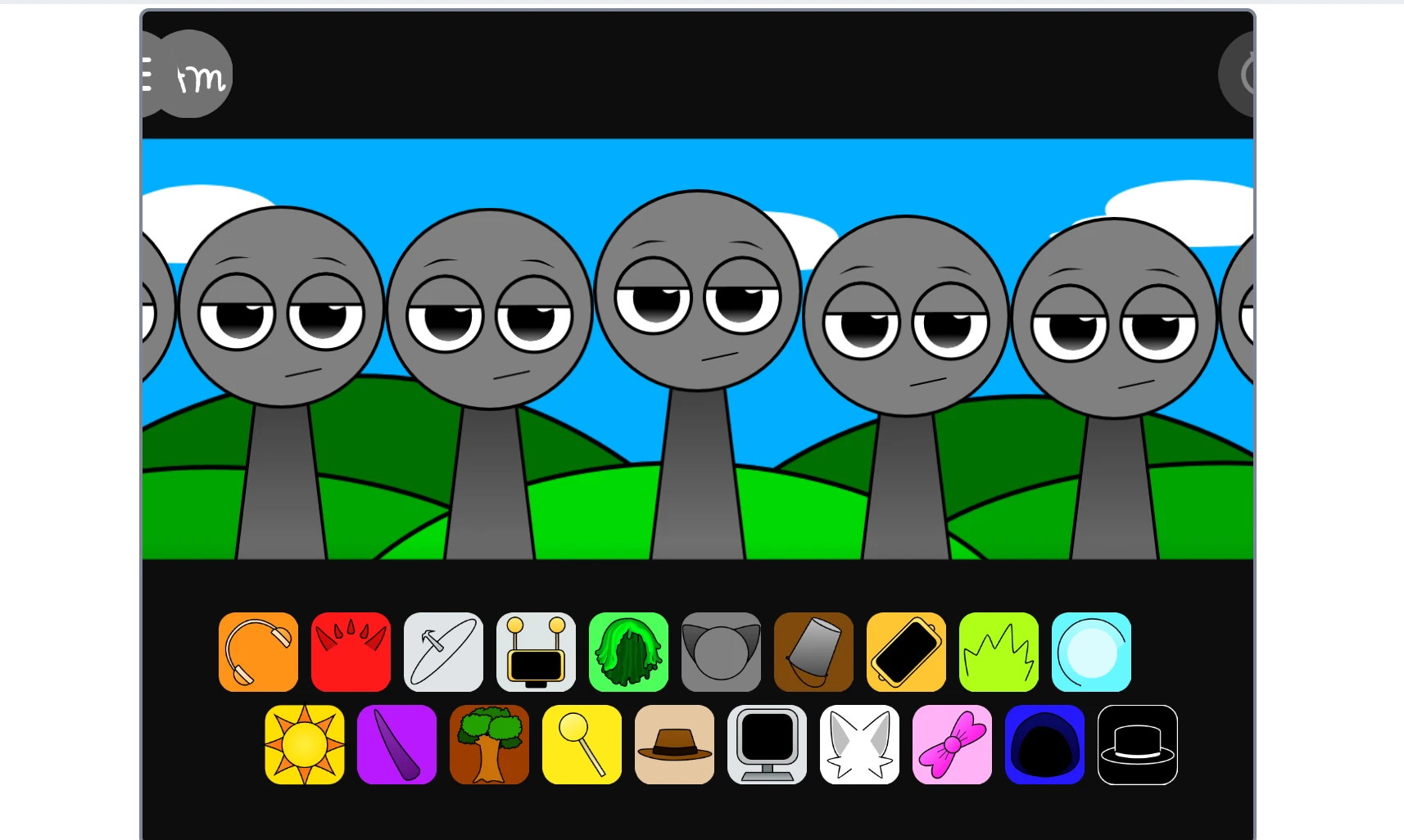 Incredibox Sprunki Swap Phase character swapping interface