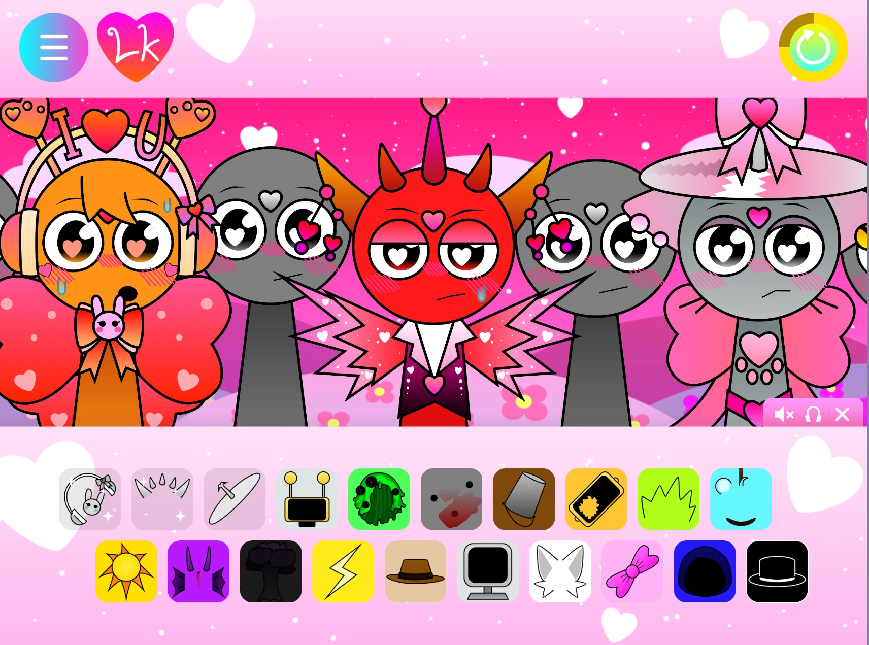 Character swapping mechanics in Incredibox Sprunki Swap Star and Heart