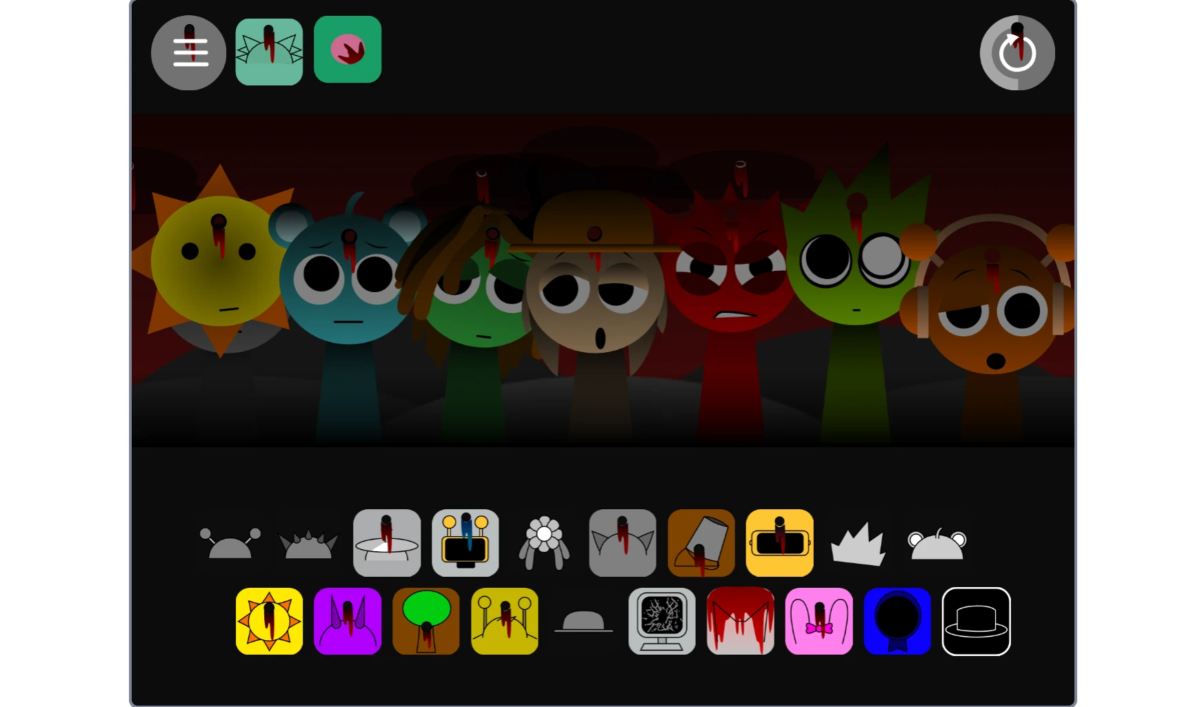 Special visual effects during gameplay in Sprunki Tunner Treatment