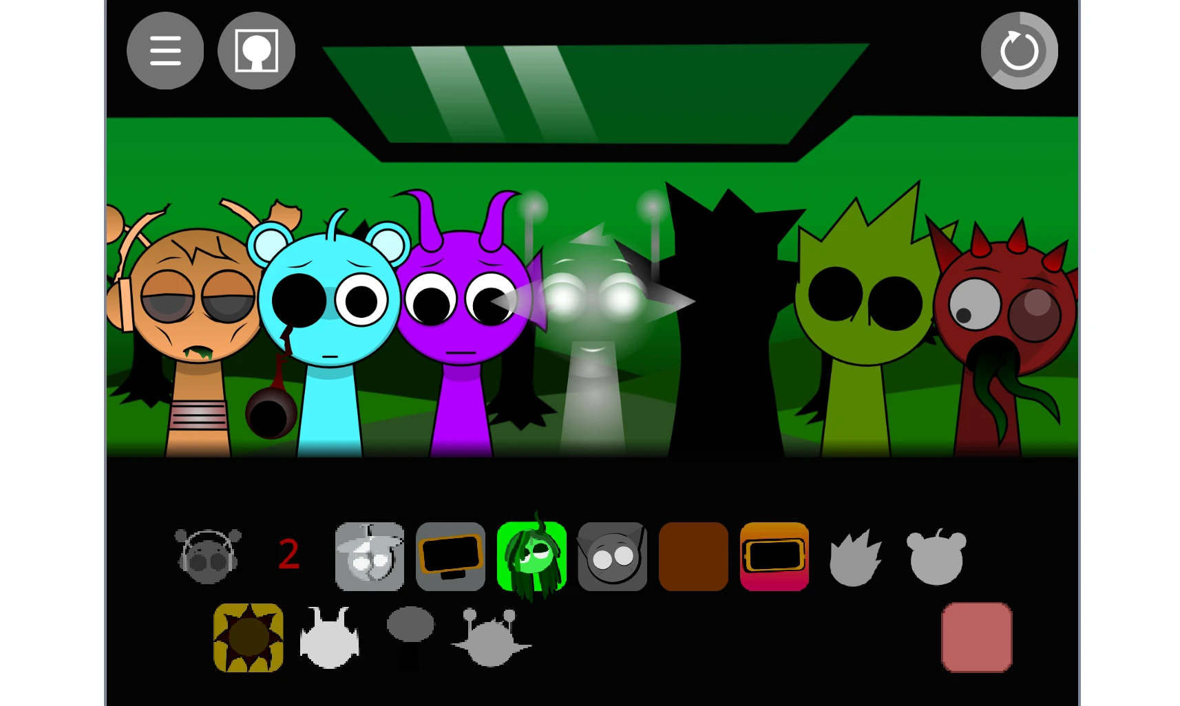 Character customization in Parasprunki New Update V2