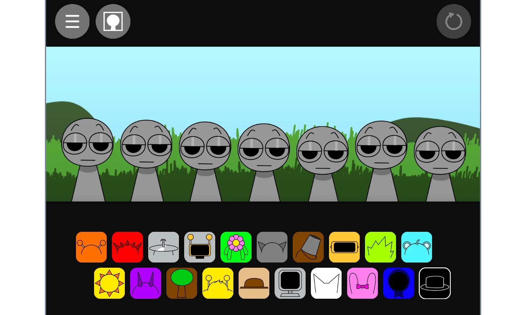 New character roster in Sprunki But Cooler 2.0
