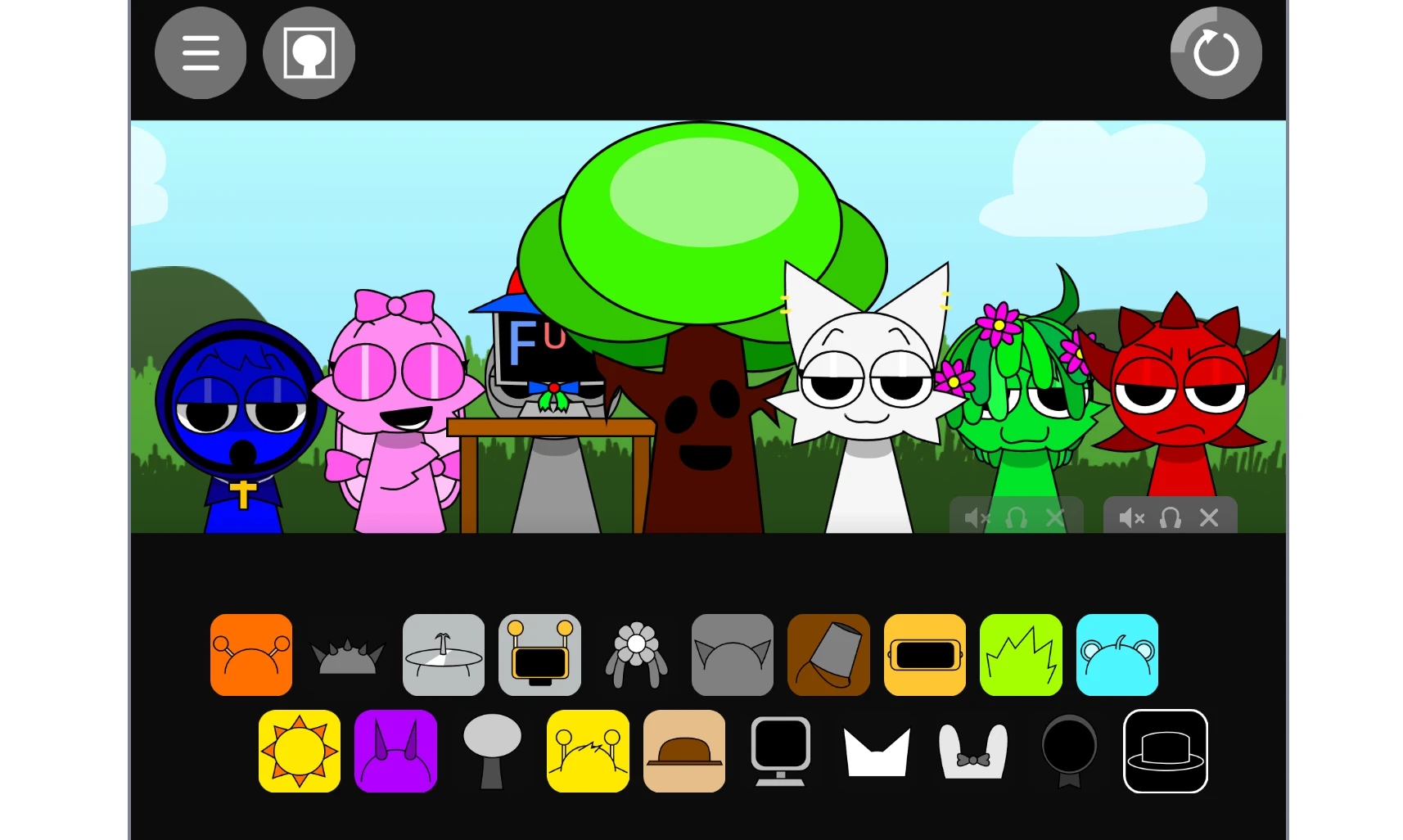 Multiple game modes in Sprunki But Cooler 2.0