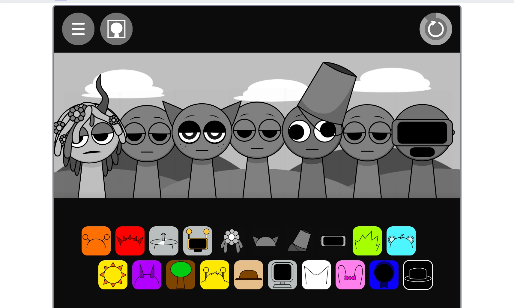 Building atmospheric composition in Sprunki But They Lost Their Colour