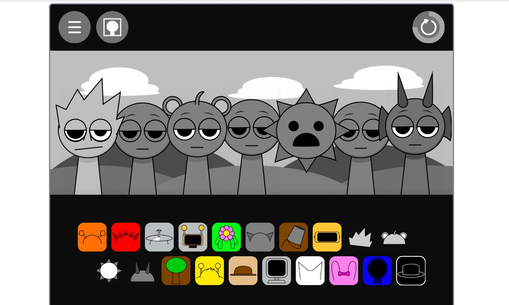 Sound evolution and texture changes in Sprunki But They Lost Their Colour