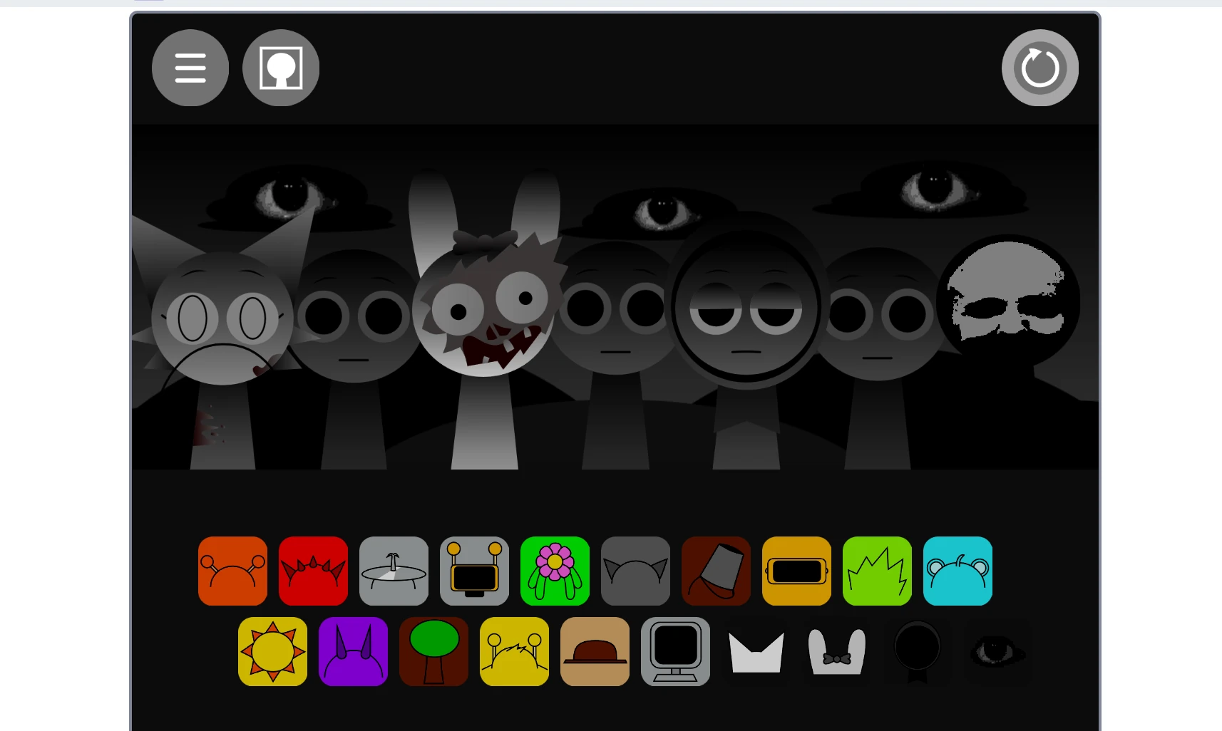 Comparison between Sprunki But They Lost Their Colour and standard Incredibox