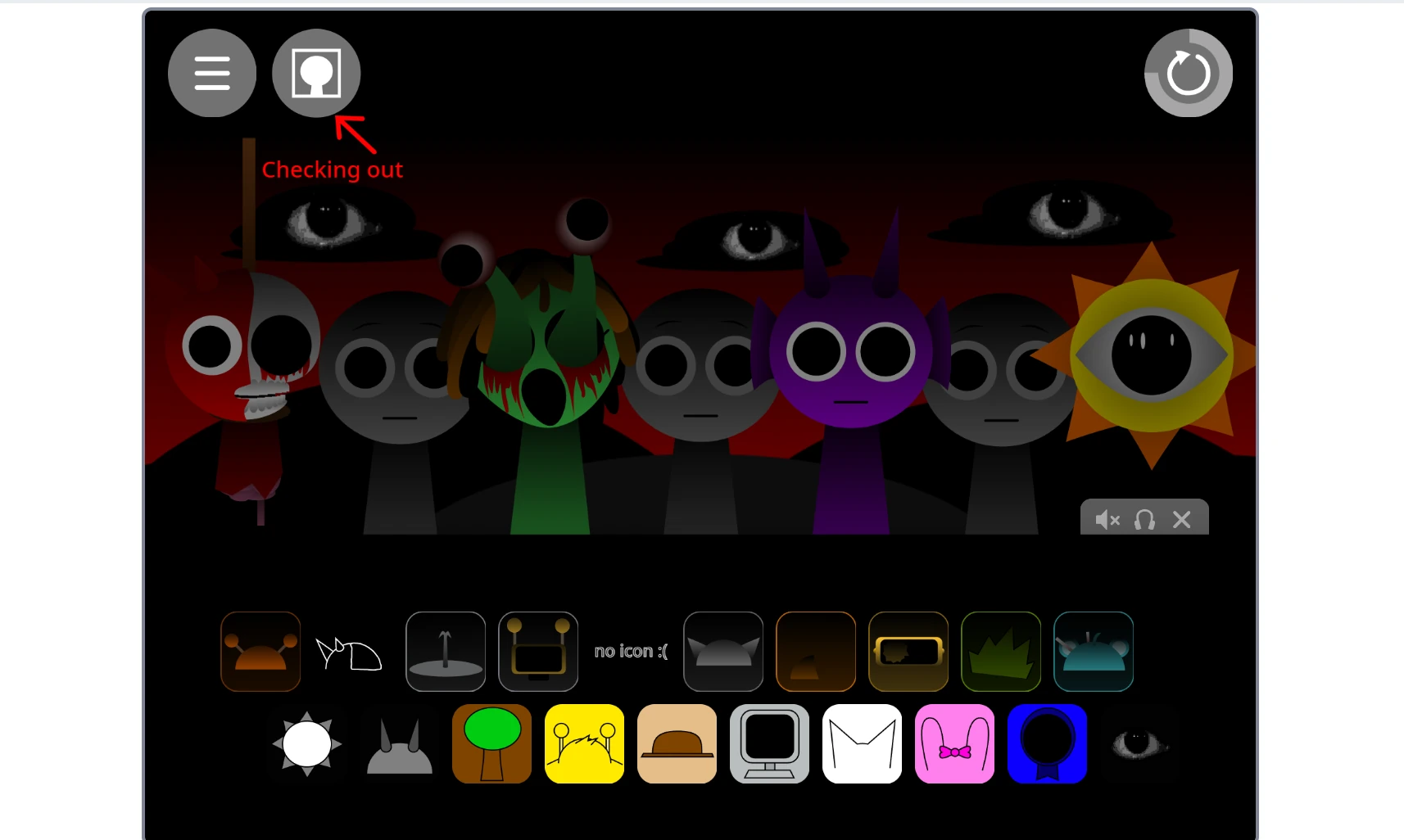 Complete character set in Sprunki Cancelle Update