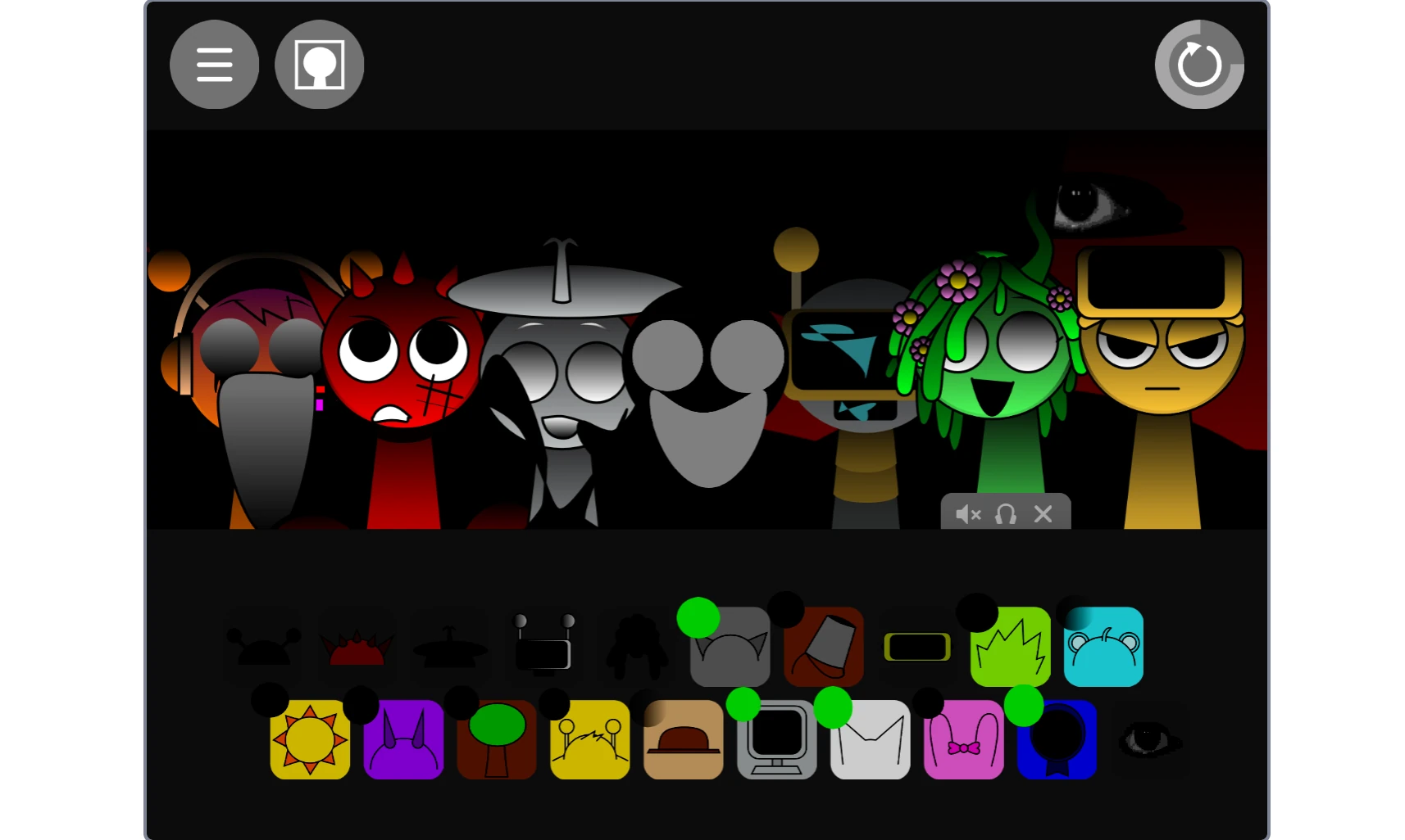 Atmospheric horror elements in Sprunki Corruption