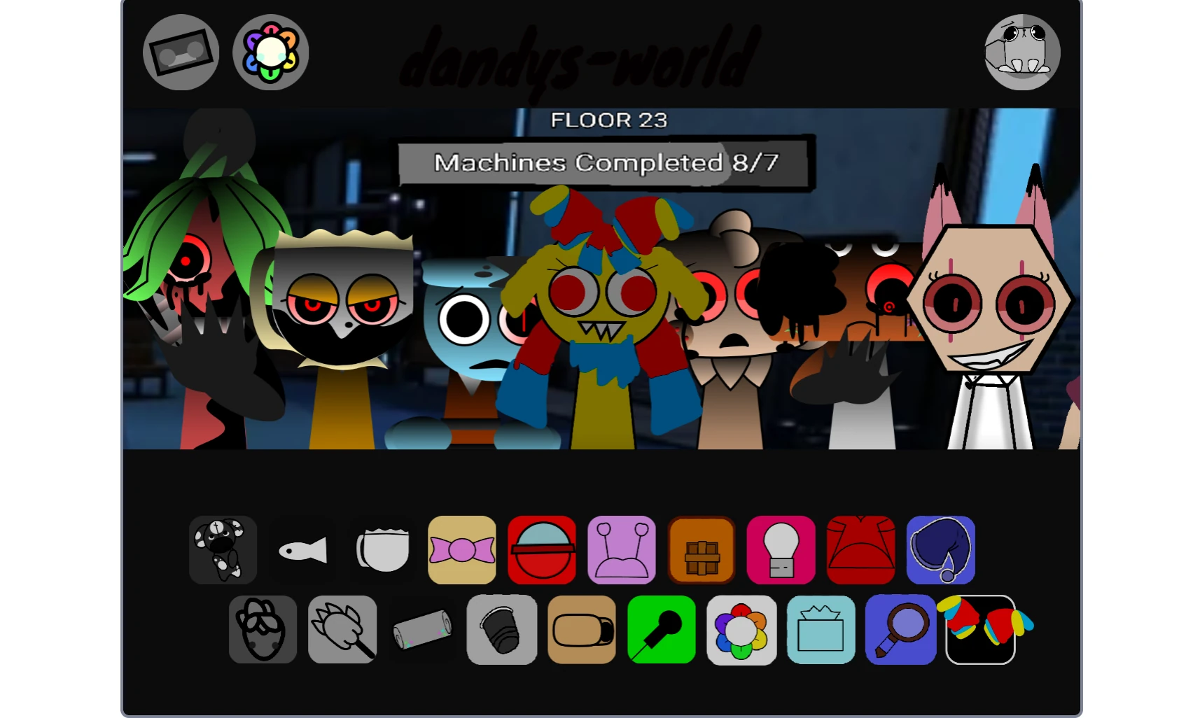 Sprunki Dandy's World V3 Easter Eggs