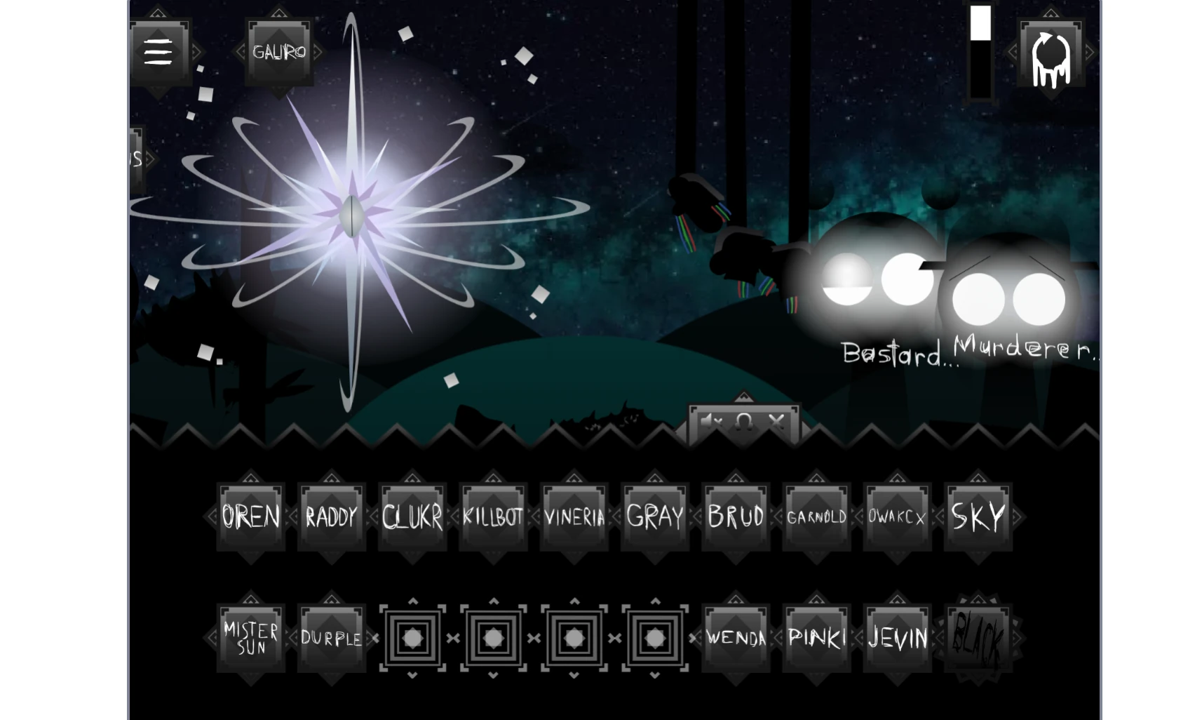 Sprunki Definitive Phase 11 sound selection interface