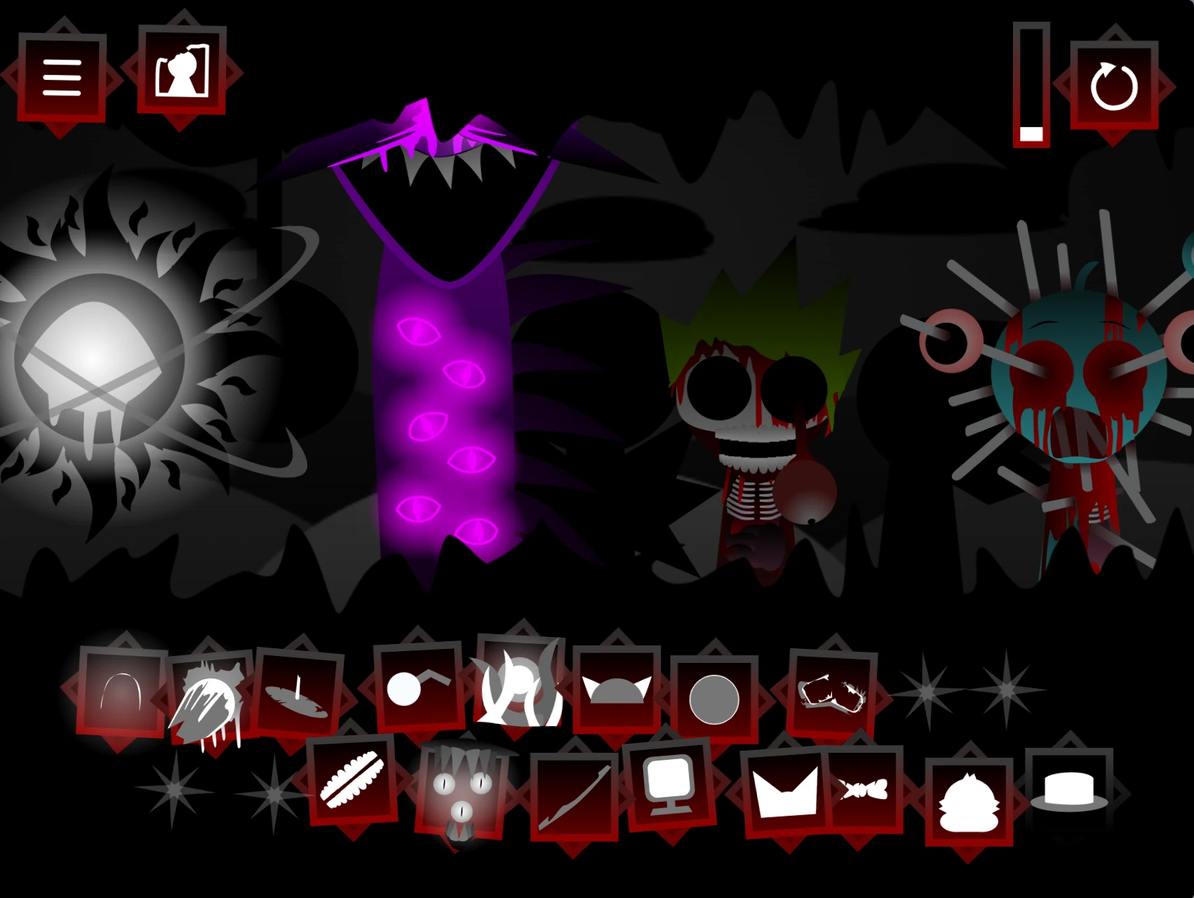 Gameplay tutorial and character interaction in Sprunki Definitive Phase 5.5