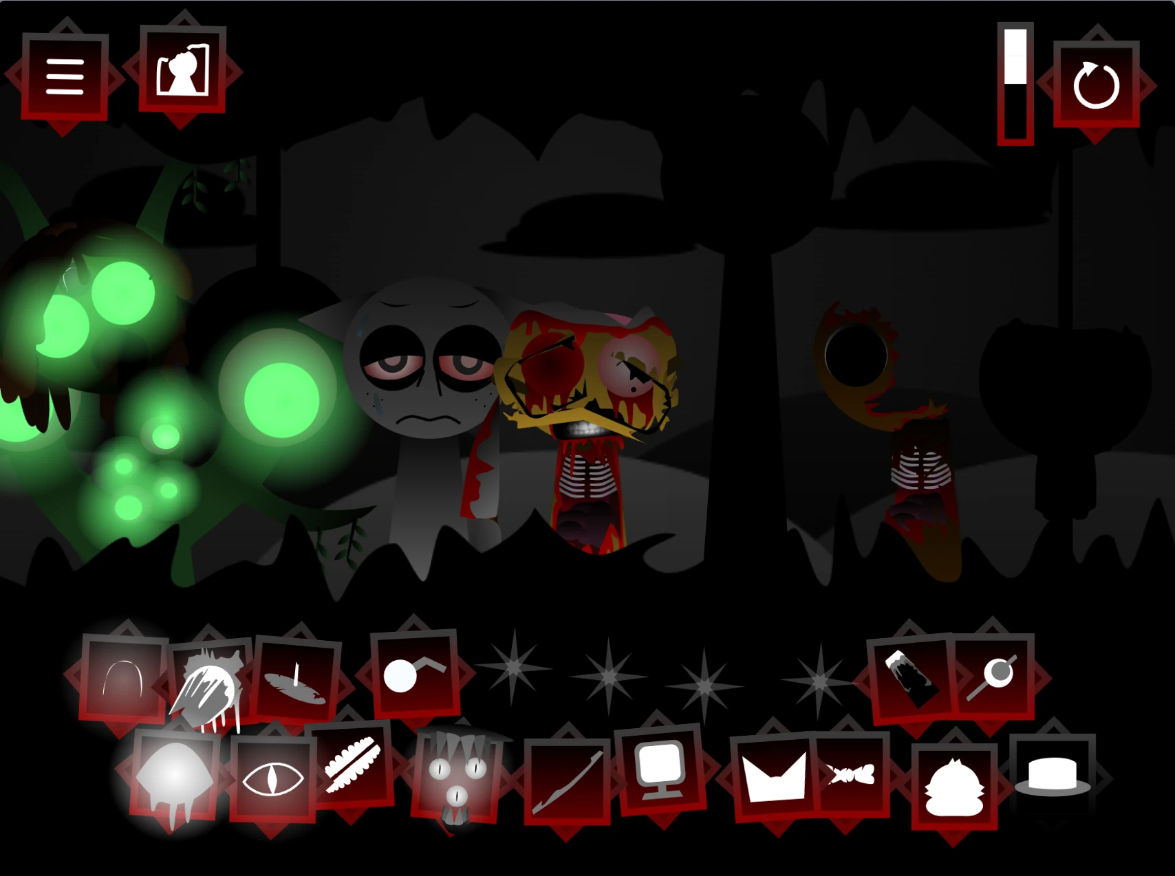 Unique hybrid characters and special effects in Sprunki Phase 5.5