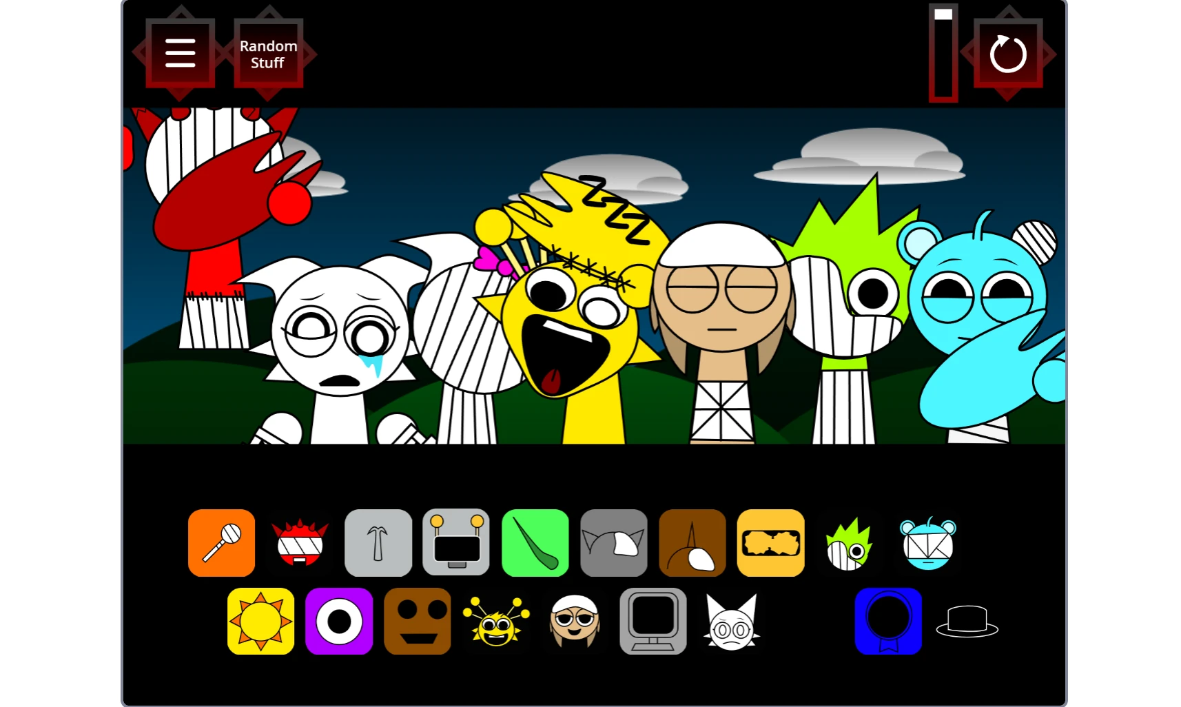 Complete gameplay experience in Sprunki Definitive Phase 5 But New Alive