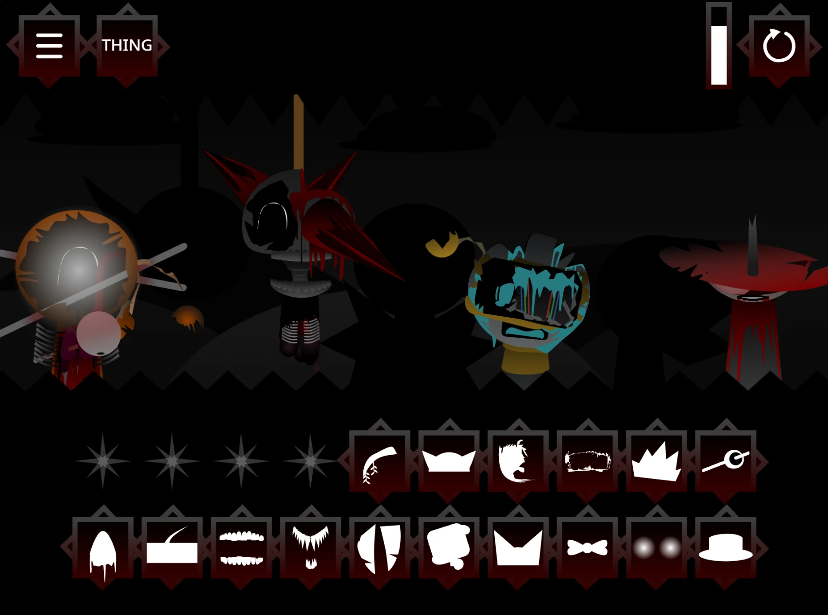 Sprunki Definitive Phase 7 Old gameplay interface